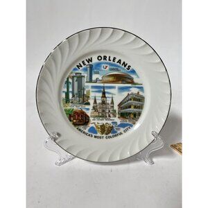 Vintage Norleans New Orleans Souvenir Plate